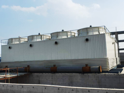 華佗國藥向鼎盛采購1800T大型方形冷卻塔